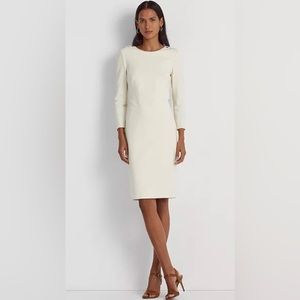 LAUREN RALPH LAUREN
Women's Ponte Three-Quarter-Sleeve Dress